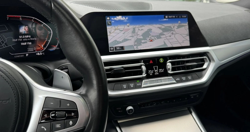 BMW Seria 3 cena 119000 przebieg: 158145, rok produkcji 2020 z Myślibórz małe 326